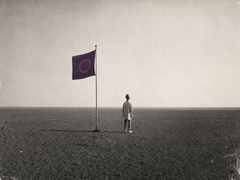 The Founding Photograph: one flag, one mast, UBIK alone